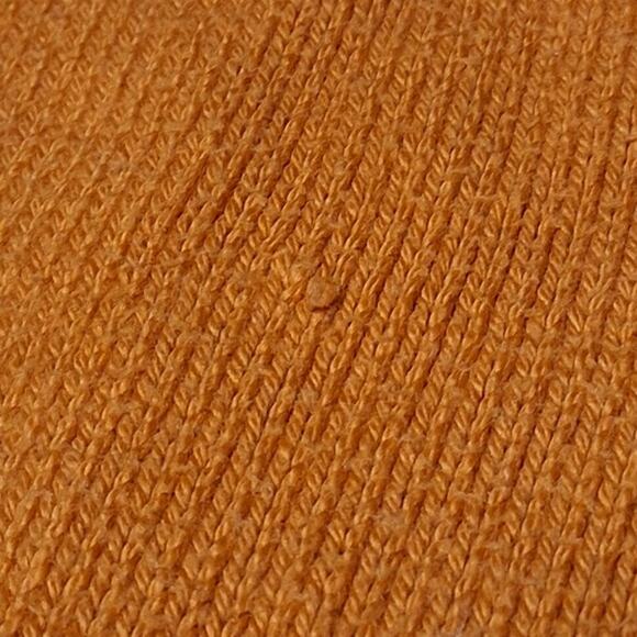 Vintage Girls Size 7 Cotton Blend Orange Sweater Dress Bow Fall Autumn Family - Picture 6 of 7